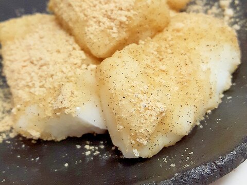 フライパン1つでできる(^^)片栗粉のミルク餅♪